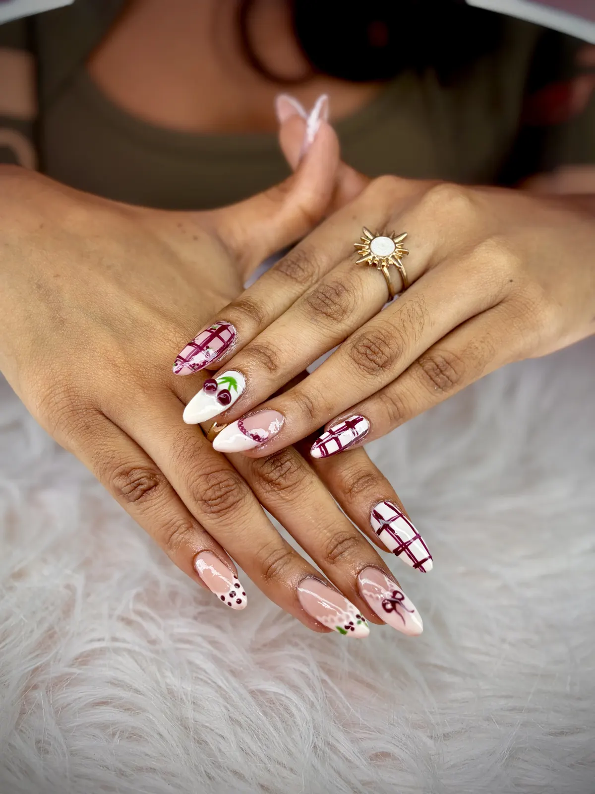 Nailish hand nail art design 6