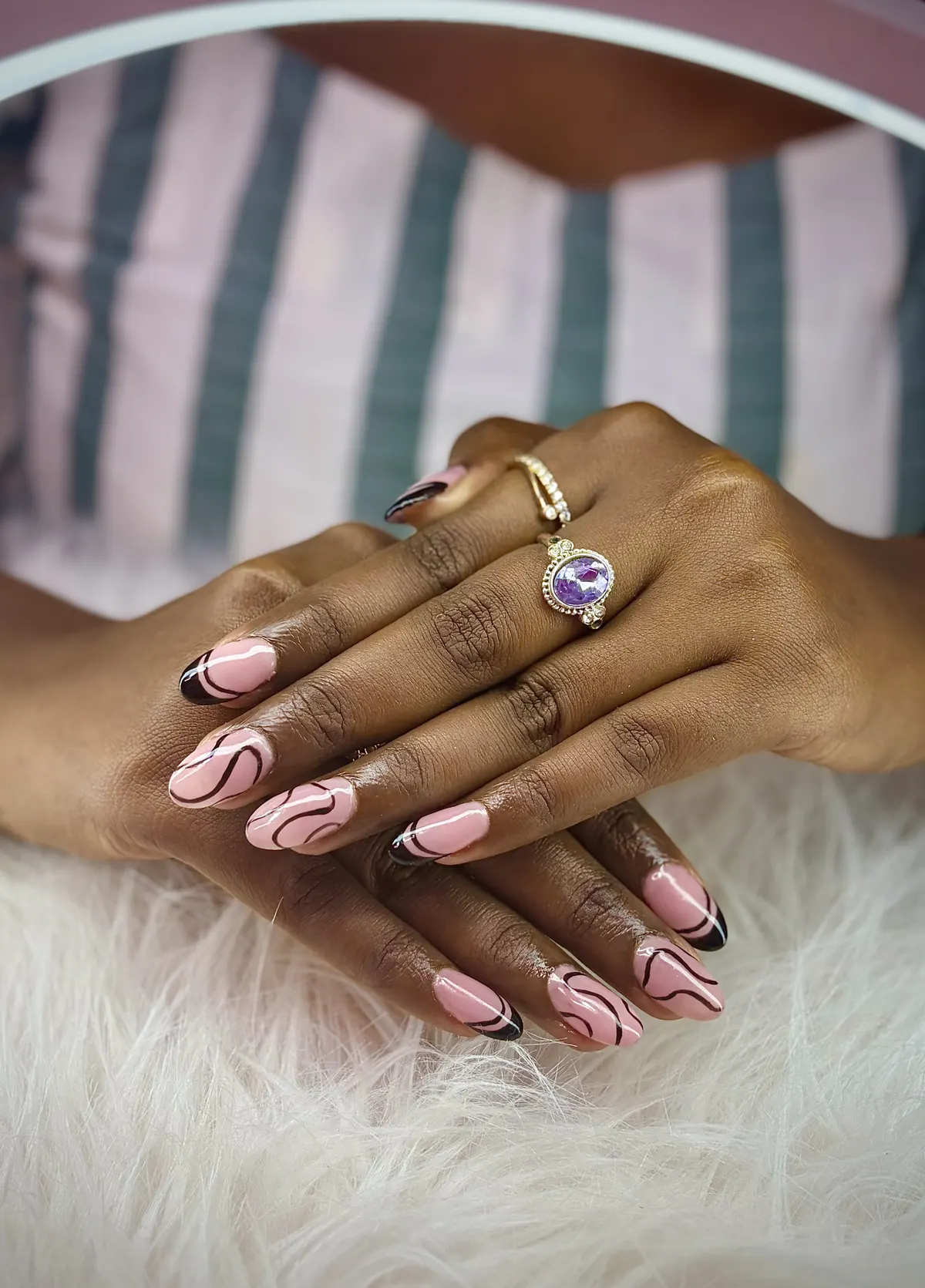 Nailish hand nail art design 8